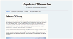 Desktop Screenshot of angeln-in-dithmarschen.de