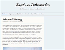 Tablet Screenshot of angeln-in-dithmarschen.de